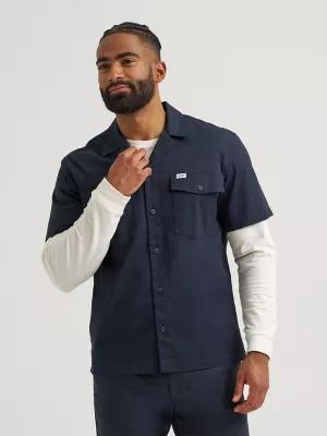 Men's Short Sleeve Relaxed Fit Button Down Workshirt | Men's Tops & Tees | Lee® | Shipping to Canada by LEE JEANS