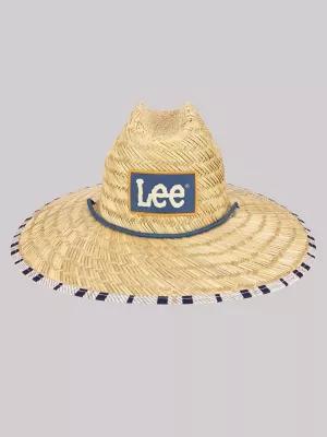 Men's Straw Stripe Lifeguard Hat | Men's Luggage & Accessories | Lee® | Shipping to Canada by LEE JEANS