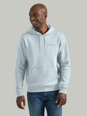 Men's Truest Blue Relaxed Graphic Hoodie | Men's Tops & Tees | Lee® by LEE JEANS
