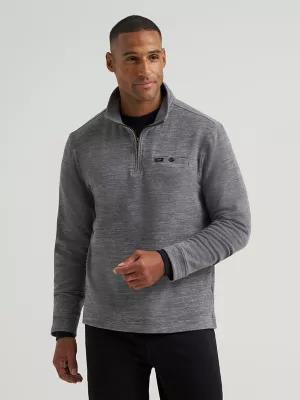 Men's Ultra Soft Quarter Zip Mock Neck Sweater | Men's Tops & Tees | Lee® | Shipping to Canada by LEE JEANS