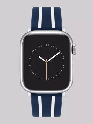 Stripe Silicone Universal Watchband:Navy:One Size | Men's Luggage & Accessories | Lee® by LEE JEANS