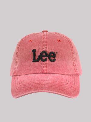 Washed Out Logo Dad Cap | Men's Luggage & Accessories | Lee® by LEE JEANS