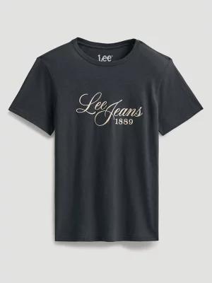 Women's 1889 Script Logo Tee | Women's Tops & Tees | Lee® by LEE JEANS