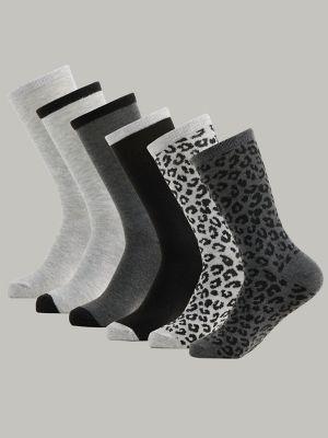Women's 6-Pack Fashion Crew Socks | Women's Luggage & Accessories | Lee® | Shipping to Canada by LEE JEANS