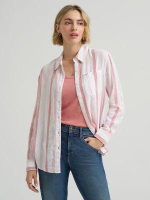 Women's All Purpose Print Button Down Shirt | Women's Tops & Tees | Lee® | Shipping to Canada by LEE JEANS