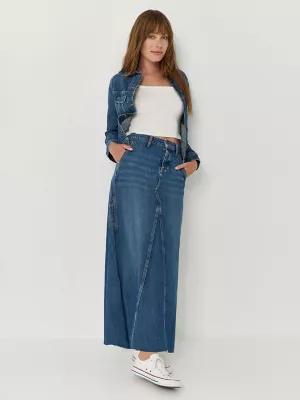 Women's Carpenter Maxi Skirt | Women's Skirts & Dresses | Lee® | Shipping to Canada by LEE JEANS