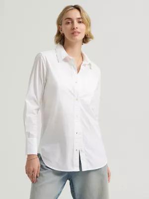 Women's Classic Pocketless Button Down Shirt | Women's Tops & Tees | Lee® by LEE JEANS