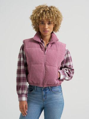 Women's Corduroy Puffer Vest | Women's Jackets & Outerwear | Lee® | Shipping to Canada by LEE JEANS