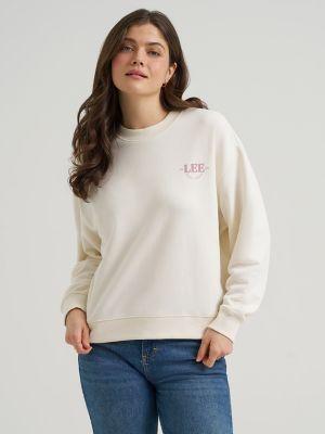 Women's Crew Logo Sweatshirt | Women's Tops & Tees | Lee® by LEE JEANS