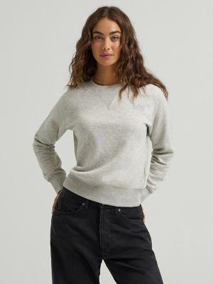 Women's Crew Neck Logo Sweatshirt | Women's Tops & Tees | Lee® by LEE JEANS