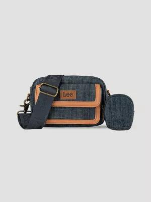 Womens Denim Canvas Belt Bag With Wallet:Mid Denim:One Size | Women's Luggage & Accessories | Lee® by LEE JEANS