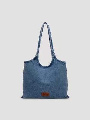Womens Denim Canvas Tote Bag:Light Brown:One Size | Women's Luggage & Accessories | Lee® | Shipping to Canada by LEE JEANS