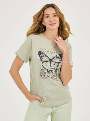 Women's Floral Butterfly Graphic Tee | Women's Tops & Tees | Lee® | Shipping to Canada by LEE JEANS Women's Floral Butterfly Graphic Tee | Women's Tops & Tees | Lee® | Shipping to Canada by LEE JEANS