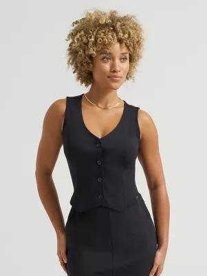 Women's Knit Button Down Vest | Women's Tops & Tees | Lee® by LEE JEANS