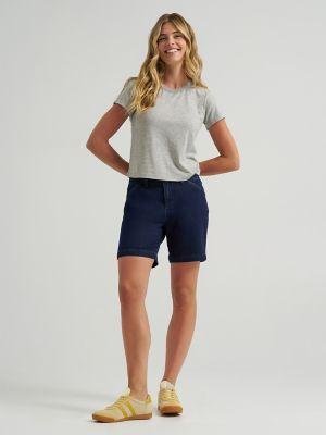 Women's Legendary Denim Chino Short | Women's Shorts | Lee® | Shipping to Canada by LEE JEANS