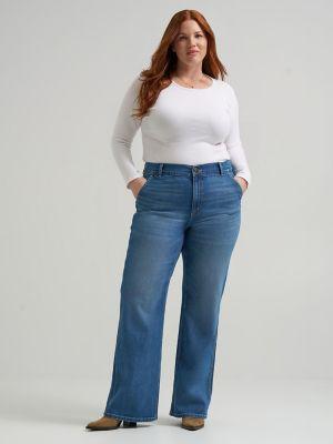 Women's Legendary High Rise A-Line Jean (Plus) | Women's Jeans | Lee® | Shipping to Canada by LEE JEANS