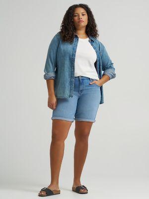Women's Legendary Relaxed Denim Bermuda (Plus) | Women's Shorts | Lee® by LEE JEANS