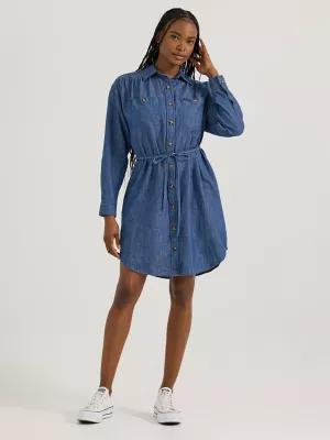 Women's Legendary Shirred Frontier Dress | Women's Skirts & Dresses | Lee® | Shipping to Canada by LEE JEANS