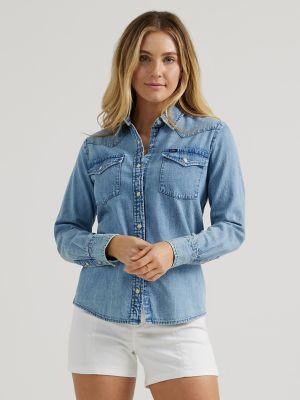 Women's Legendary Western Shirt | Women's Tops & Tees | Lee® | Shipping to Canada by LEE JEANS