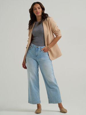 Women's Legendary Wide Leg Crop Jean | Women's Capris & Crops | Lee® by LEE JEANS