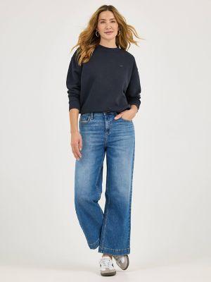 Women's Legendary Wide Leg Crop Jean | Women's Capris & Crops | Lee® | Shipping to Canada by LEE JEANS