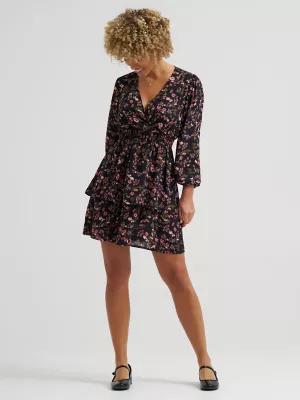 Women's Long Sleeve Floral Ruffle Dress | Women's Skirts & Dresses | Lee® | Shipping to Canada by LEE JEANS