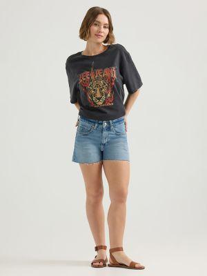 Women's Loose Cut Off Rider™ Shorty Short | Women's Shorts | Lee® | Shipping to Canada by LEE JEANS