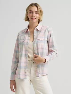 Women's Plaid Western Snap Front Shirt | Women's Tops & Tees | Lee® by LEE JEANS