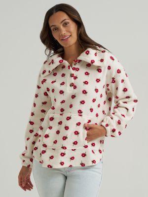 Women's Printed Sherpa Pullover | Women's Jackets & Outerwear | Lee® by LEE JEANS