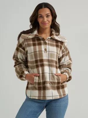 Women's Printed Sherpa Pullover | Women's Jackets & Outerwear | Lee® by LEE JEANS