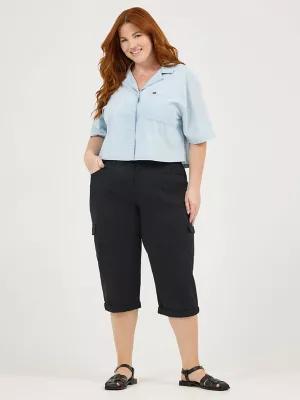 Women’s Relaxed Fit Austyn Cargo Capri (Plus) | Women's Capris & Crops | Lee® by LEE JEANS