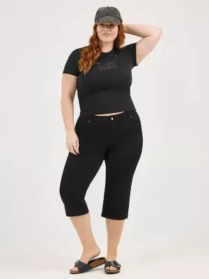 Women’s Relaxed Fit Capri (Plus) | Women's Capris & Crops | Lee® by LEE JEANS Women’s Relaxed Fit Capri (Plus) | Women's Capris & Crops | Lee® by LEE JEANS