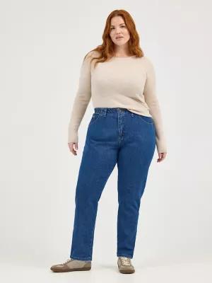 Women's Relaxed Fit Side Elastic (Plus) Jeans | Lee® by LEE JEANS