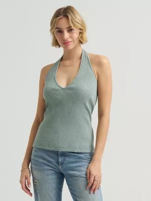 Women's Rib Knit Halter Top | Women's Tops & Tees | Lee® by LEE JEANS