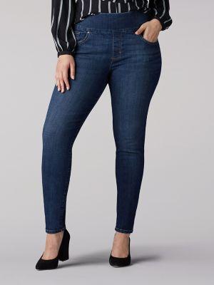 Women’s Sculpting Slim Fit Skinny Pull-On Jean (Plus) | Women's Jeans | Lee® by LEE JEANS