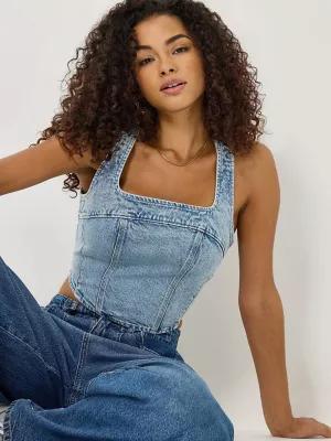 Women's Slim Corset Tank | Women's Tops & Tees | Lee® by LEE JEANS