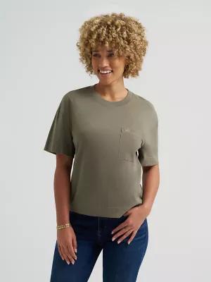 Women's Solid Logo Pocket Tee | Women's Tops & Tees | Lee® by LEE JEANS