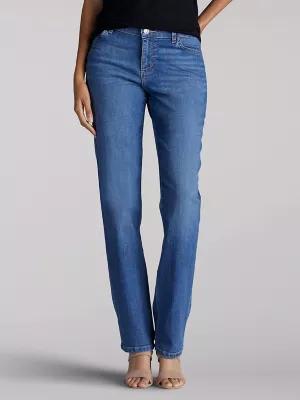 Women’s Stretch Relaxed Fit Straight Leg Jean (Petite) | Women's Jeans | Lee® by LEE JEANS