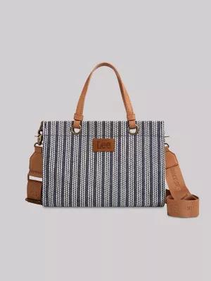 Women's Stripe Logo Handbag | Women's Luggage & Accessories | Lee® by LEE JEANS