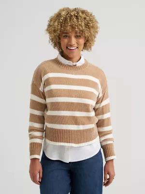 Women's Striped Chenille Sweater | Women's Tops & Tees | Lee® | Shipping to Canada by LEE JEANS