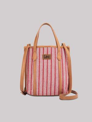 Women's Tall Stripe Logo Handbag | Women's Luggage & Accessories | Lee® | Shipping to Canada by LEE JEANS