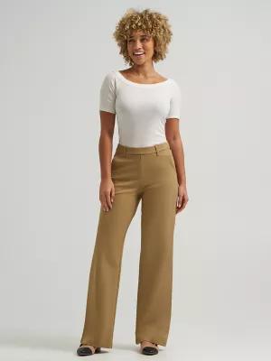 Women's Ultra Lux Comfort Any Wear Wide Leg Pant | Women's Pants | Lee® by LEE JEANS