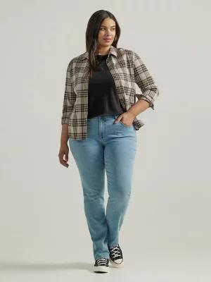 Women's Ultra Lux Comfort with Flex Motion Straight Jean (Plus) | Women's Jeans | Lee® | Shipping to Canada by LEE JEANS