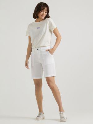 Women's Ultra Lux Comfort with Flex-To-Go Relaxed Fit Utility Bermuda | Women's Shorts | Lee® | Shipping to Canada by LEE JEANS