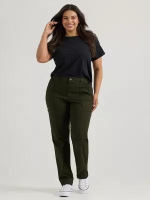 Women's Ultra Lux Comfort with Flex-to-Go Loose Utility Pant (Plus) | Women's Pants | Lee® | Shipping to Canada by LEE JEANS