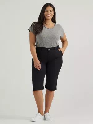 Women's Ultra Lux Comfort with Flex-to-Go Relaxed Fit Utility Skimmer (Plus) | Women's Capris & Crops | Lee® | Shipping to Canada by LEE JEANS