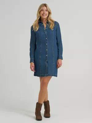 Women's Western Button Down Dress | Women's Skirts & Dresses | Lee® by LEE JEANS