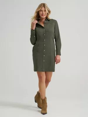 Women's Western Button Down Dress | Women's Skirts & Dresses | Lee® | Shipping to Canada by LEE JEANS Women's Western Button Down Dress | Women's Skirts & Dresses | Lee® | Shipping to Canada by LEE JEANS
