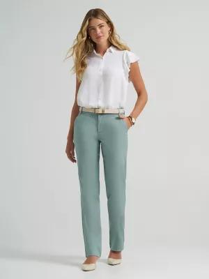 Women’s Wrinkle Free Straight Leg Pant | Relaxed Fit | Lee® by LEE JEANS