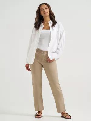 Women’s Wrinkle Free Straight Leg Pant | Relaxed Fit | Lee® by LEE JEANS